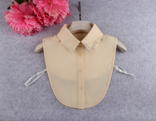 Chiffon Point Fake Collar, False Collar, Removable Collar B806(E) Point