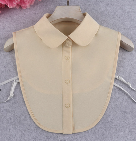 Chiffon Pan Fake Collar, False Collar, Removable Collar B124(E)Pan