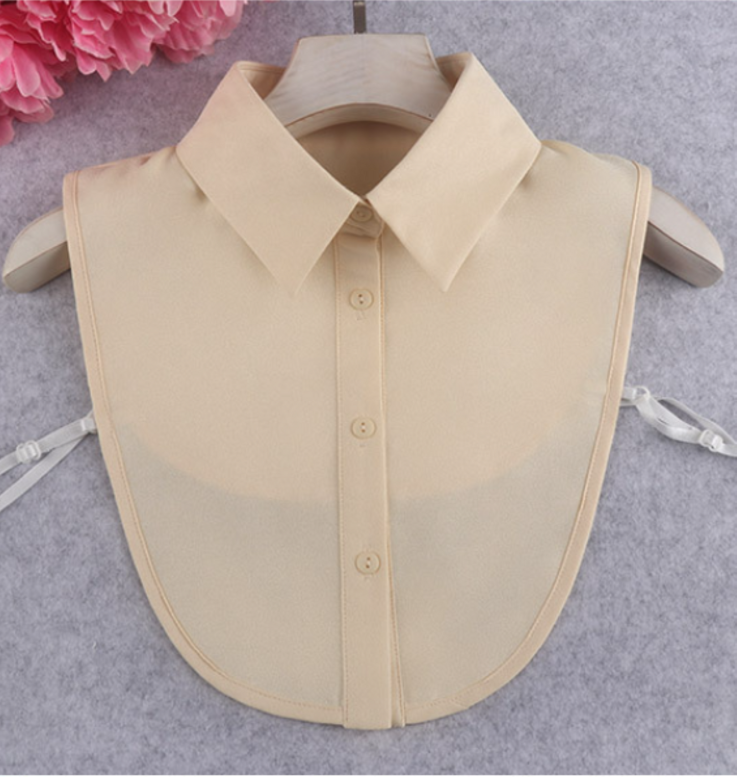 Chiffon Pan Fake Collar, False Collar, Removable Collar B124(E)Pan