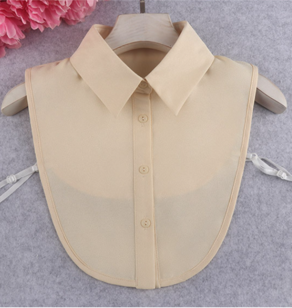 Chiffon Pan Fake Collar, False Collar, Removable Collar B124(E)Pan