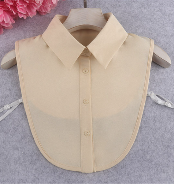 Chiffon Point Fake Collar, False Collar, Removable Collar B124(E) point