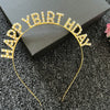 Crystal Birthday Girl Headband