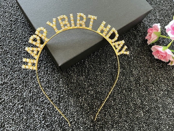 Crystal Birthday Girl Headband