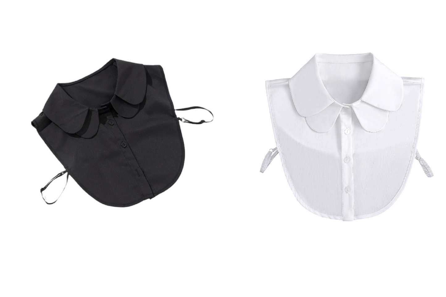B648 / Off White Fake Collar, Off White Elegant Lace Fake Collar, False Collar, Removable Collar