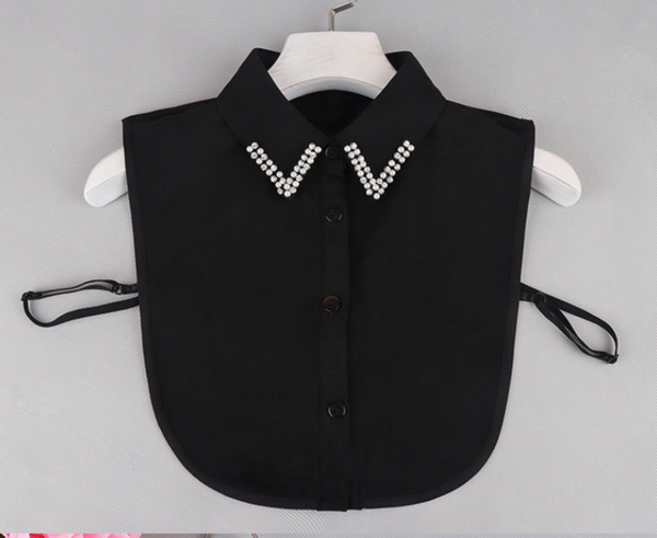 Chiffon Point Fake Collar, False Collar, Removable Collar B806(E) Point