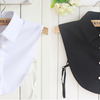 B69 / Off White, Black / Fake Collar, False Collar, Removable Collar