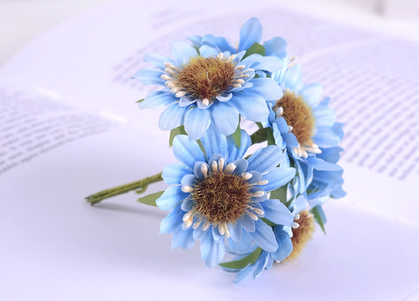 30 Pcs / 5cm / Fabric Sunflowers  SF016