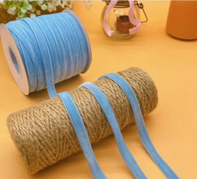 5 Meters / 1cm / Velvet Ribbon Handmade Wedding Party Decoration Ribbon for Gift Wrapping