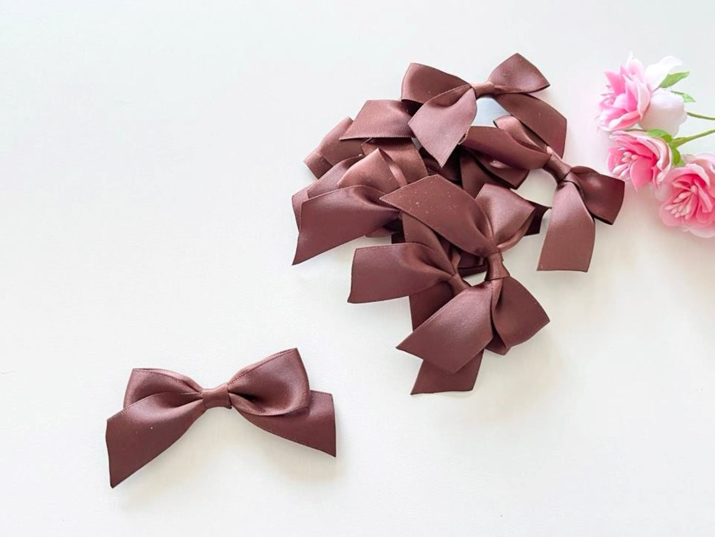 7cm / 30 pcs Mixed Handmade Double bows BW004
