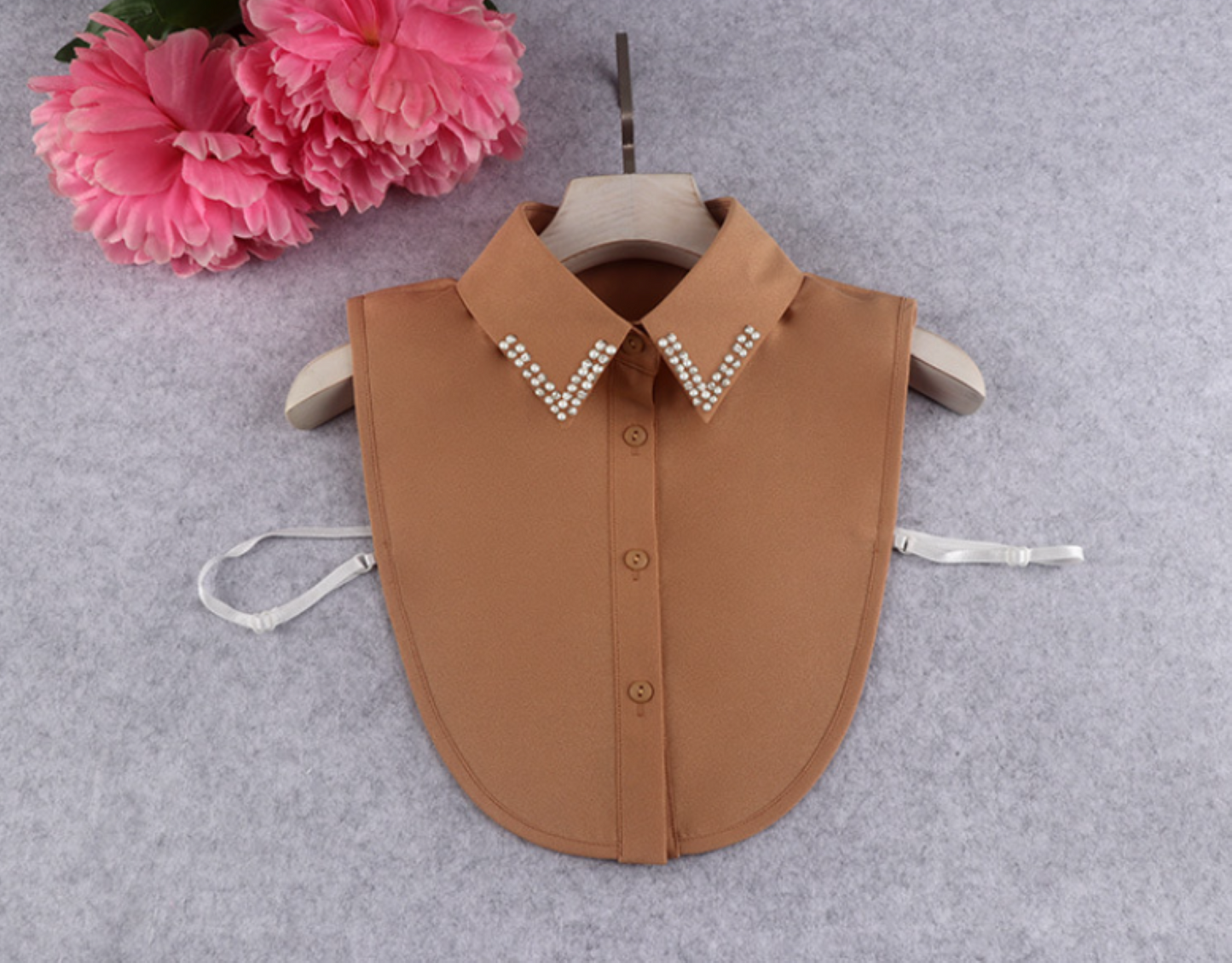 B806 / Point / Chiffon Point Fake Collar, False Collar, Removable Collar