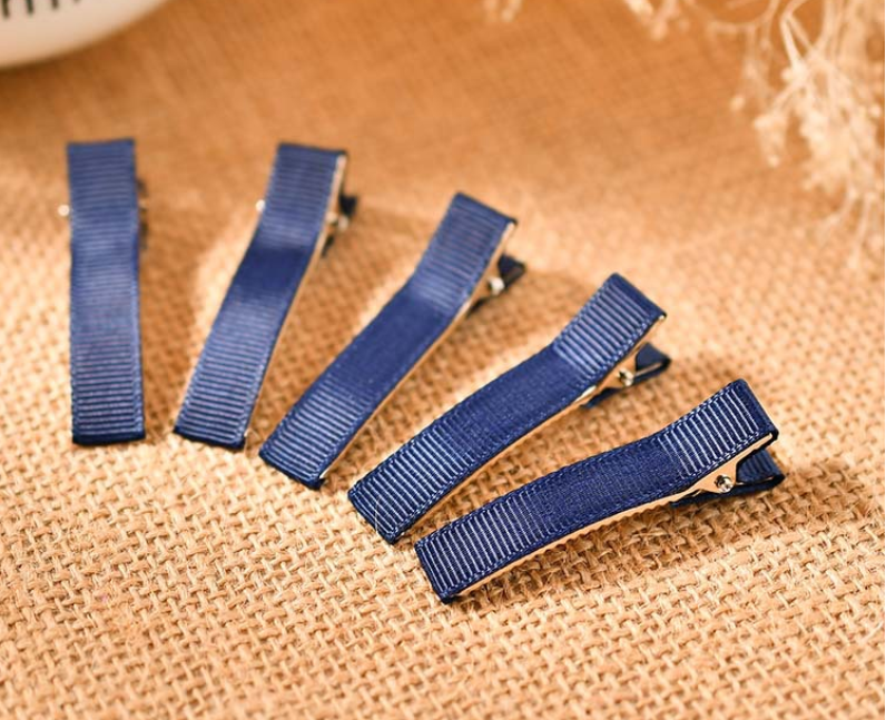 20 pcs / DIY Blank Coated Hair Clips, DIY Hair Accessories PC002