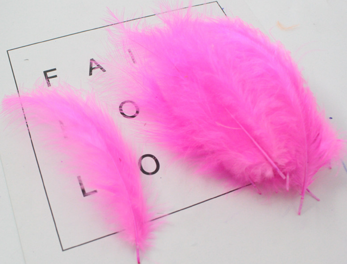 100 pcs / DIY Craft Soft Swansdown Feather Trim