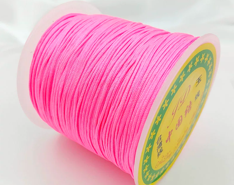 1 roll / 100 meters / Nylon Beading String Knot Cord, Thread for Bracelet Jewelry Making