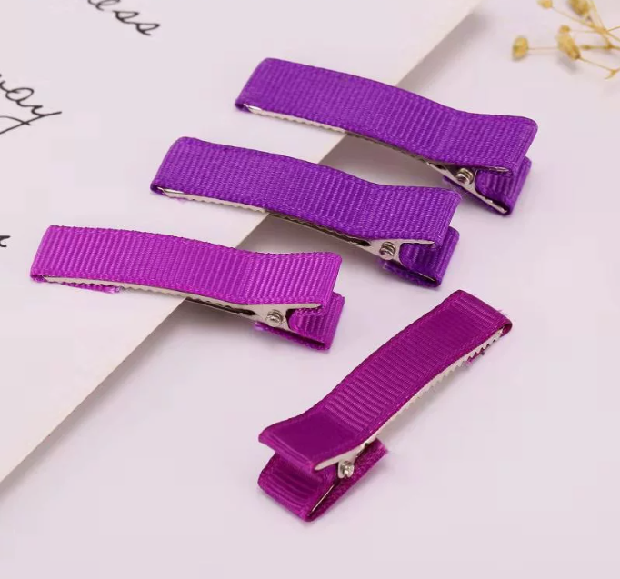 20 pcs / DIY Blank Coated Hair Clips, DIY Hair Accessories PC002
