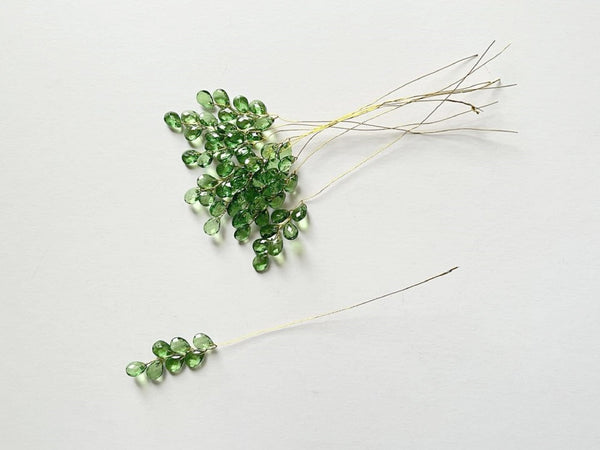 10 Stems / Crystal Bead Leaf Spray  FS21G