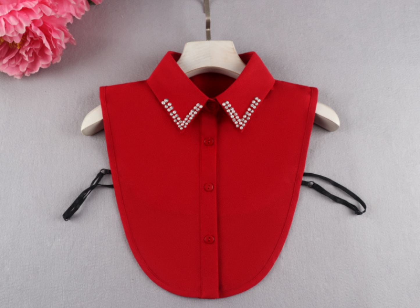B806 / Point / Chiffon Point Fake Collar, False Collar, Removable Collar