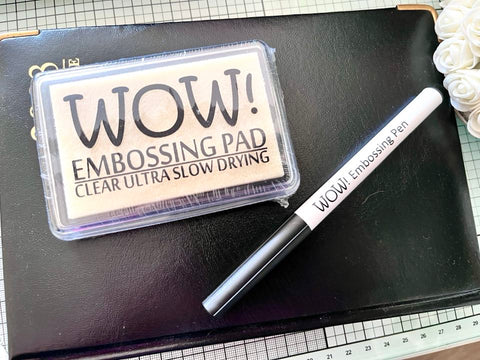 WOW Clear Ultra Slow Drying Embossing Pad and Pen Set