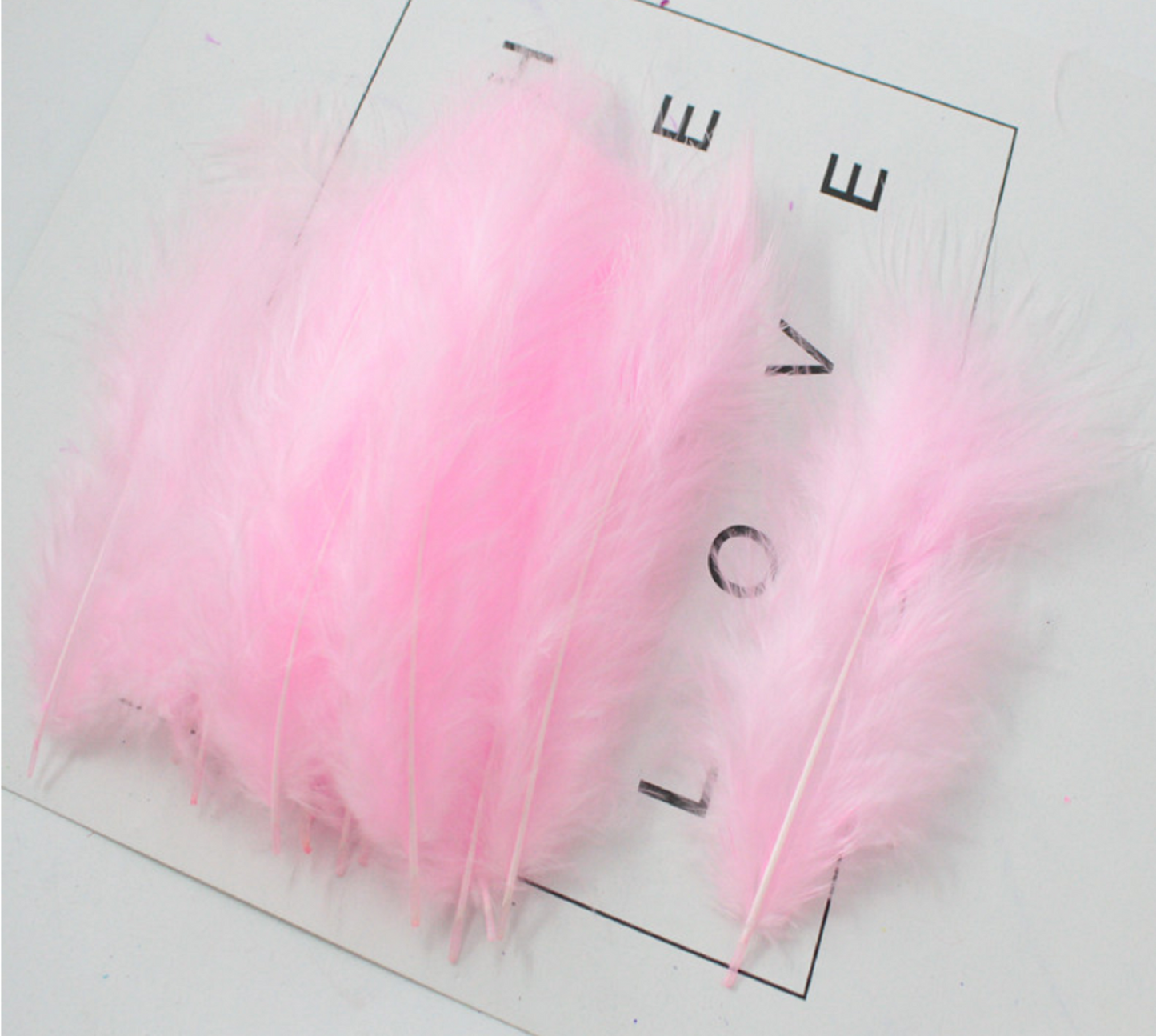 100 pcs / DIY Craft Soft Swansdown Feather Trim
