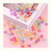 50g / 8mm / Mixed Frosted Beads, Jewellery Making GB006