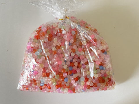 8mm (72g) / Mixed Frosted Beads, Jewellery Making GB006