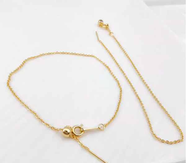 21cm x 2 strands / Gold Plated Chain  EK105