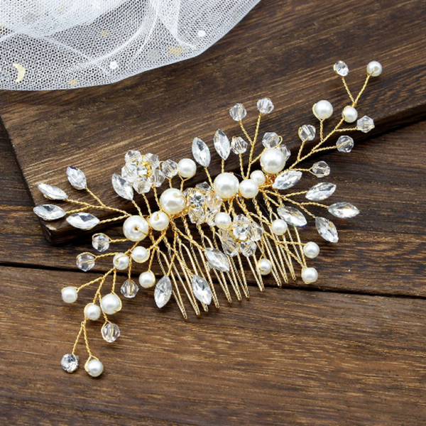 1 piece / Crystal Wedding Comb, Bridal Hair Accessories TS420