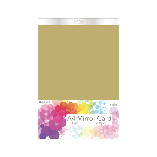 Habicraft / A4 / 10 sheets / Gold Mirror Card 250gsm (HMC01) Wholesale