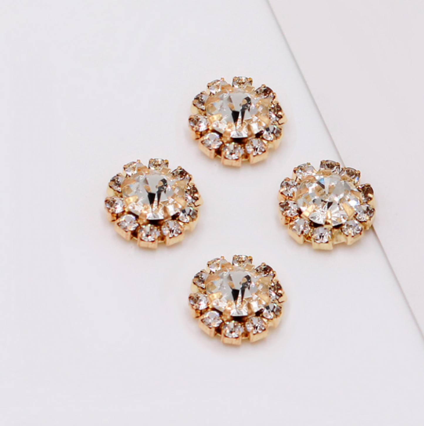 20 pieces / 10mm / DIY Flat Back Crystals (FB001)