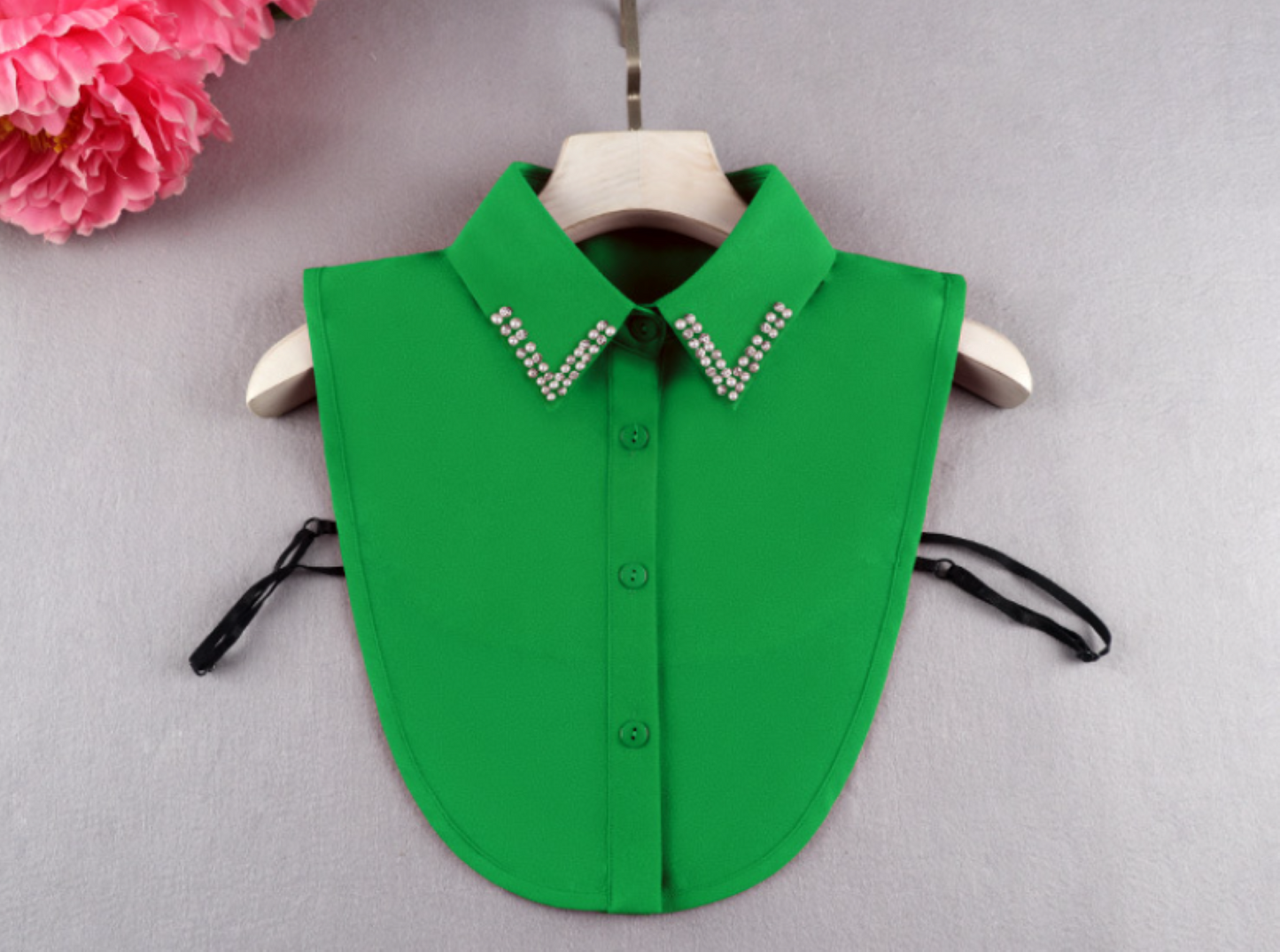 B806 / Point / Chiffon Point Fake Collar, False Collar, Removable Collar