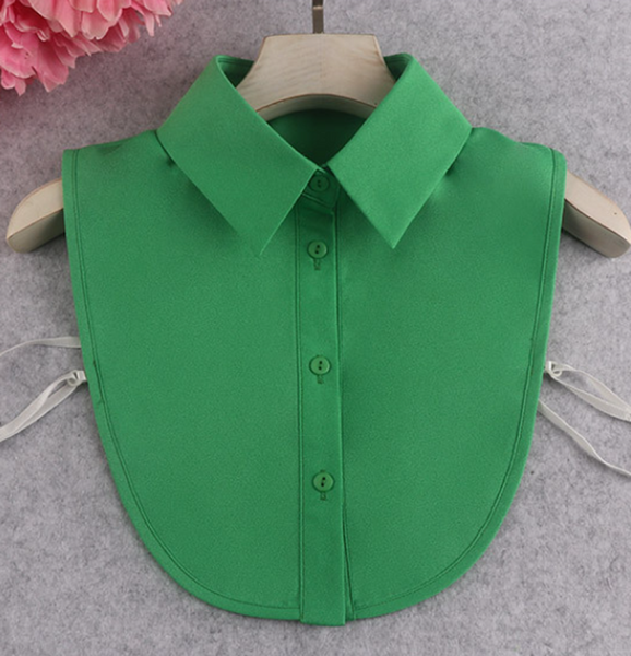 Chiffon Point Fake Collar, False Collar, Removable Collar B124(E) point