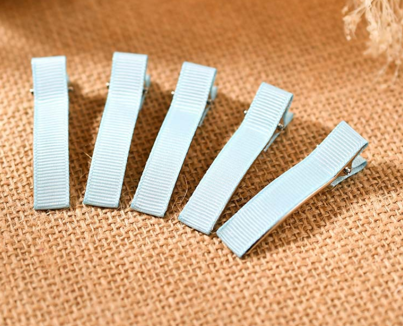 20 pcs / DIY Blank Coated Hair Clips, DIY Hair Accessories PC002