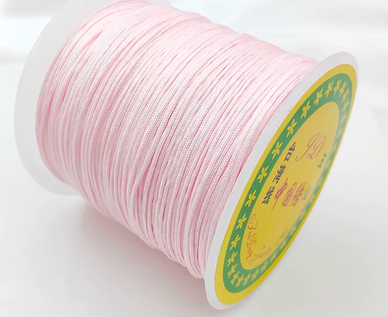 1 roll / 100 meters / Nylon Beading String Knot Cord, Thread for Bracelet Jewelry Making