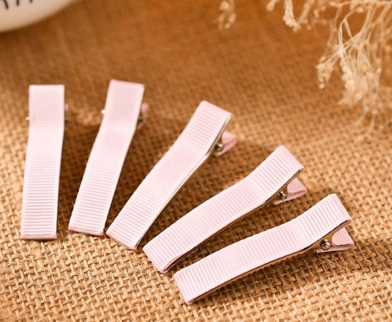 20 pcs / DIY Blank Coated Hair Clips, DIY Hair Accessories PC002