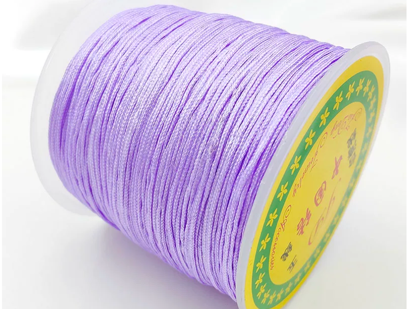 1 roll / 100 meters / Nylon Beading String Knot Cord, Thread for Bracelet Jewelry Making