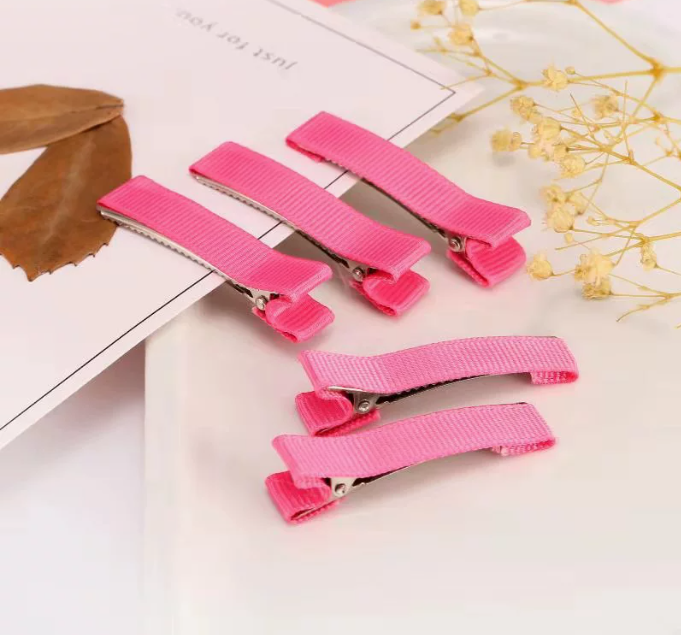 20 pcs / DIY Blank Coated Hair Clips, DIY Hair Accessories PC002