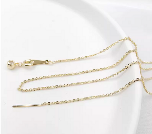 21cm x 2 strands / Gold Plated Chain  EK105