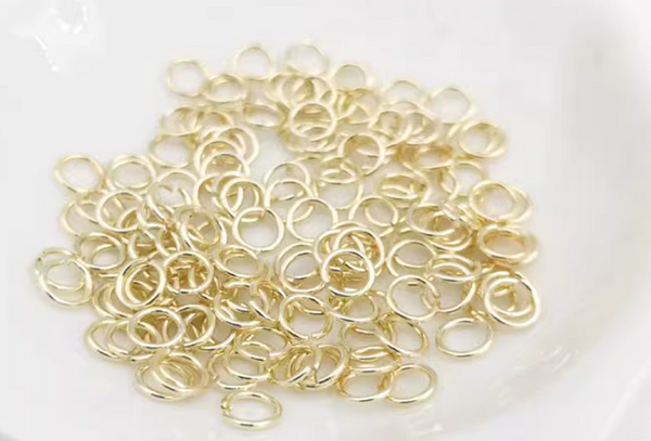 50 Pcs / 4mm, 5mm, 6mm / Open Jump Rings  RK020