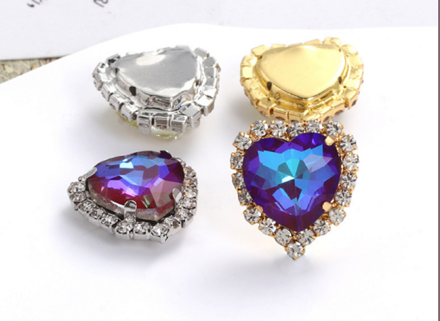 S17S (Moca)  10 pcs / 12mm / Silver Base Neon Pendant