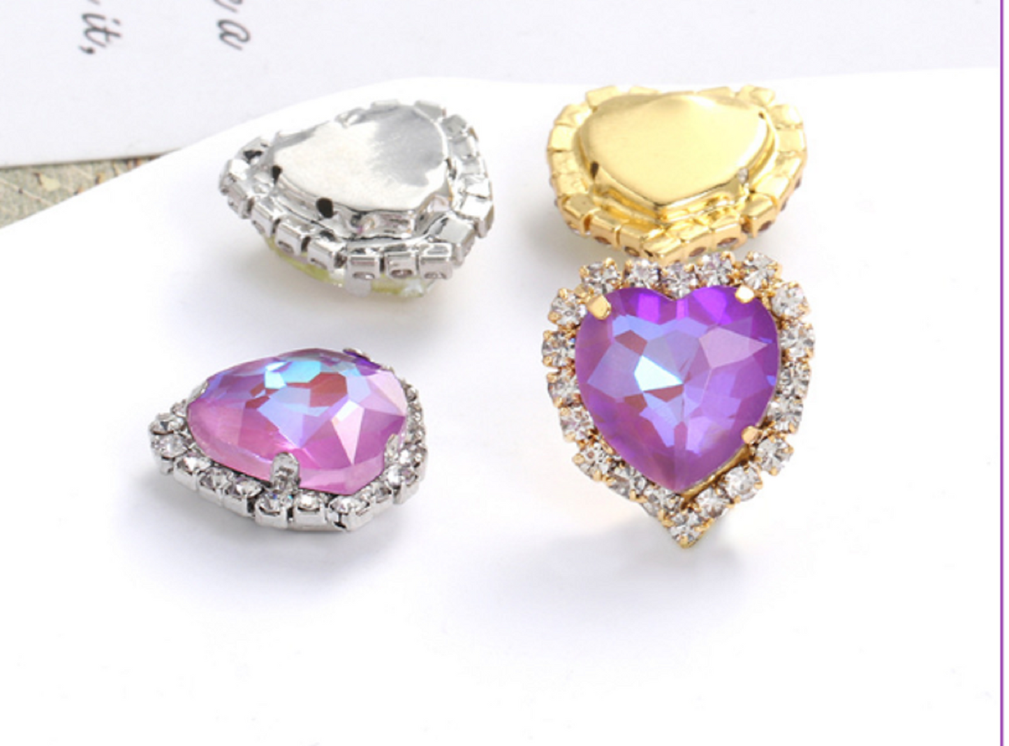 S17S (Moca)  10 pcs / 12mm / Silver Base Neon Pendant