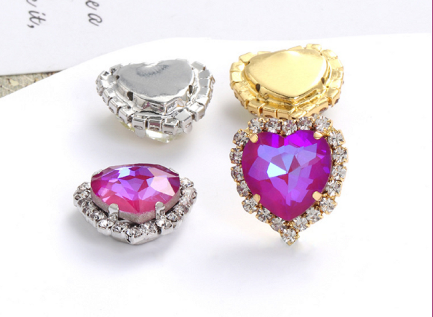 S17S (Moca)  10 pcs / 12mm / Silver Base Neon Pendant