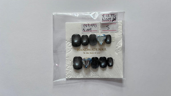 10 pcs / Press On Nails N009 (Size S)