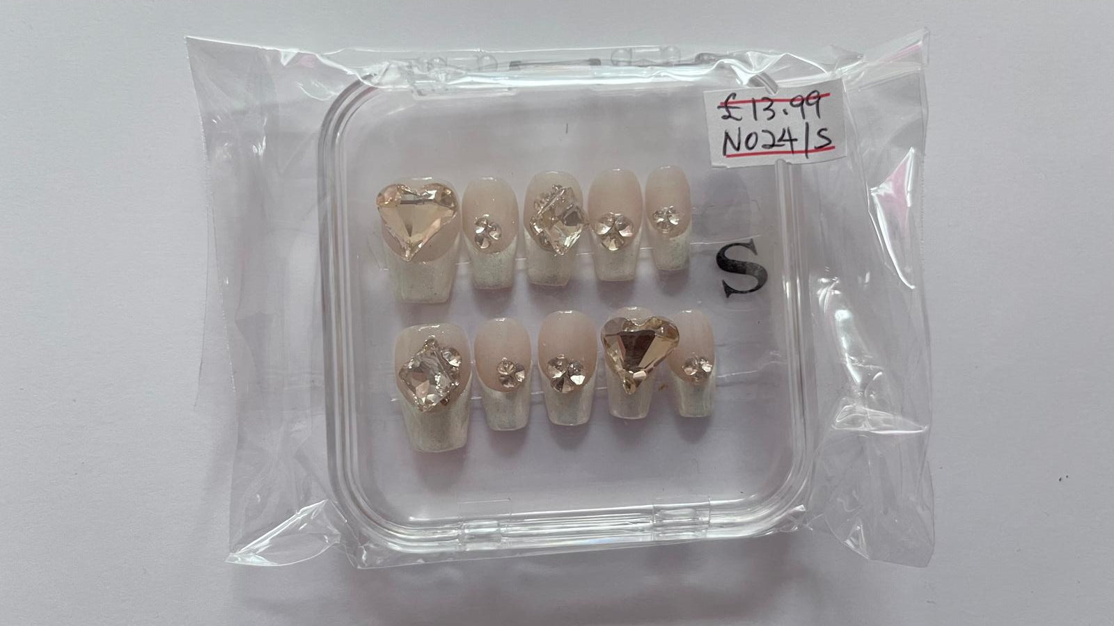 1 set Fake / False Press On Nails with box N0024