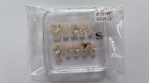 1 set Fake / False Press On Nails with box N0024