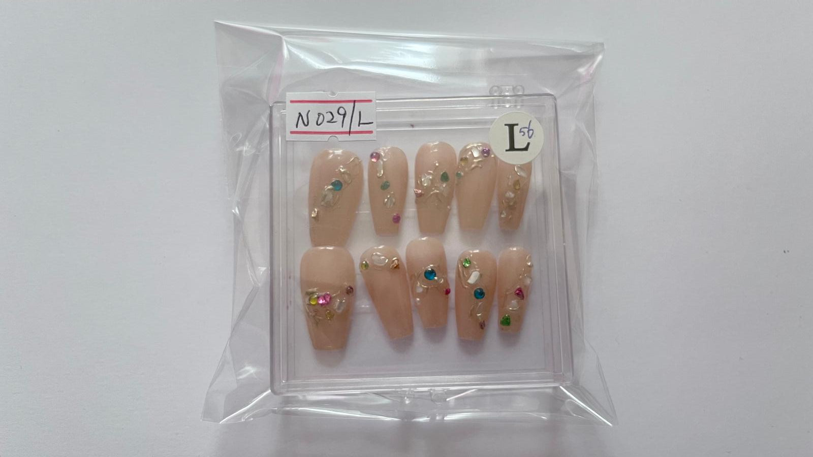 1 set Fake / False Press On Nails with box N029