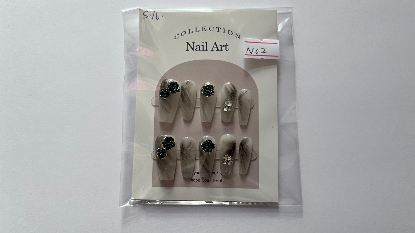 10 pcs / Press On Nails B487