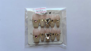1 set Fake / False Press On Nails N030
