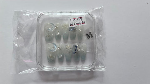 1 set Fake / False Press On Nails with box N032