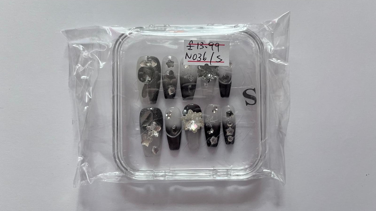 1 set Fake / False Press On Nails with box N036