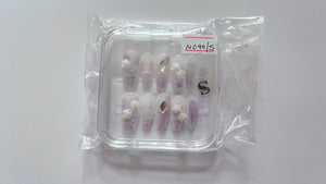 1 set Fake / False Press On Nails with box N040