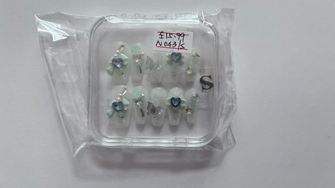 1 set Fake / False Press On Nails with box N043